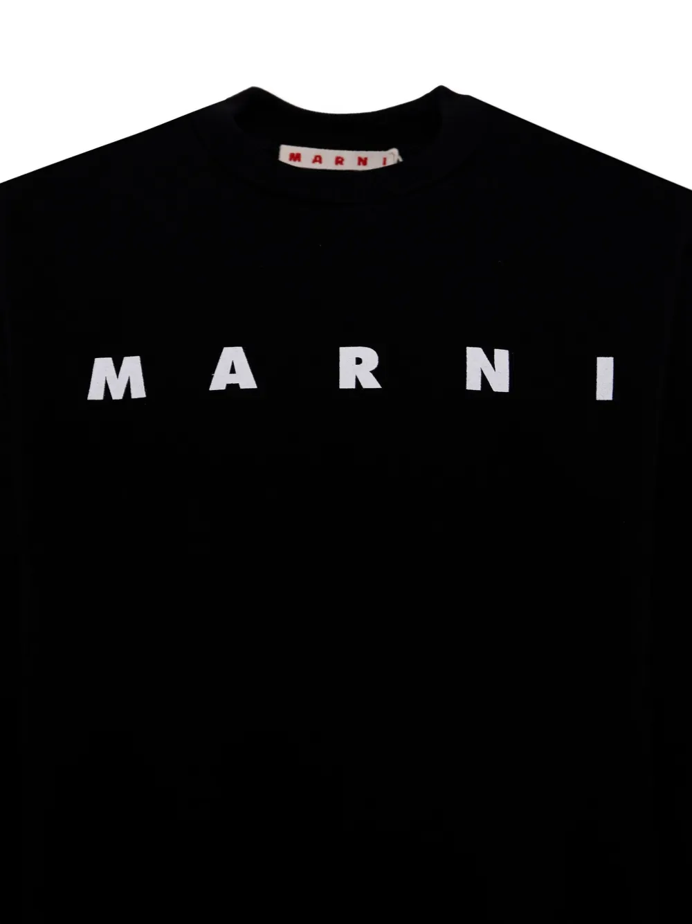 Marni Kids Sweater met logoprint Zwart