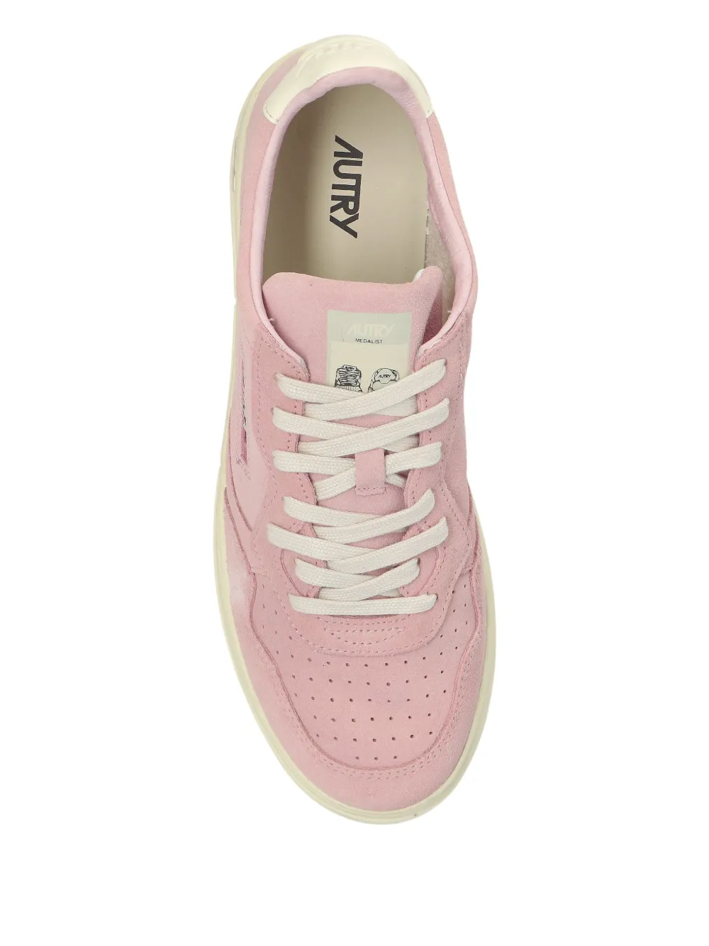 Autry Medalist suede sneakers Pink