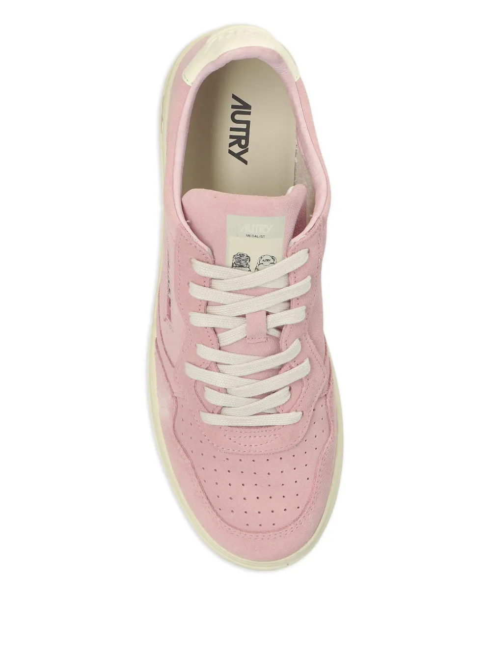 Autry Medalist suede sneakers Roze