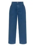 Marni logo-patch jeans - Blue