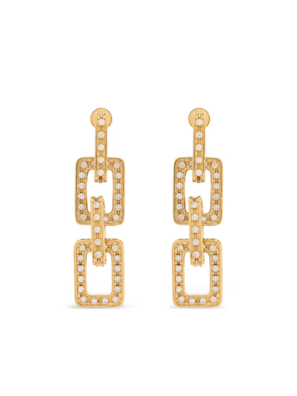 Marni pendientes con detalles de cristales | dorado | Image 1