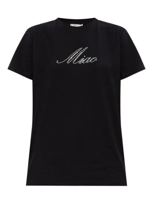T-shirt à ornements en cristal - Blumarine - Modalova