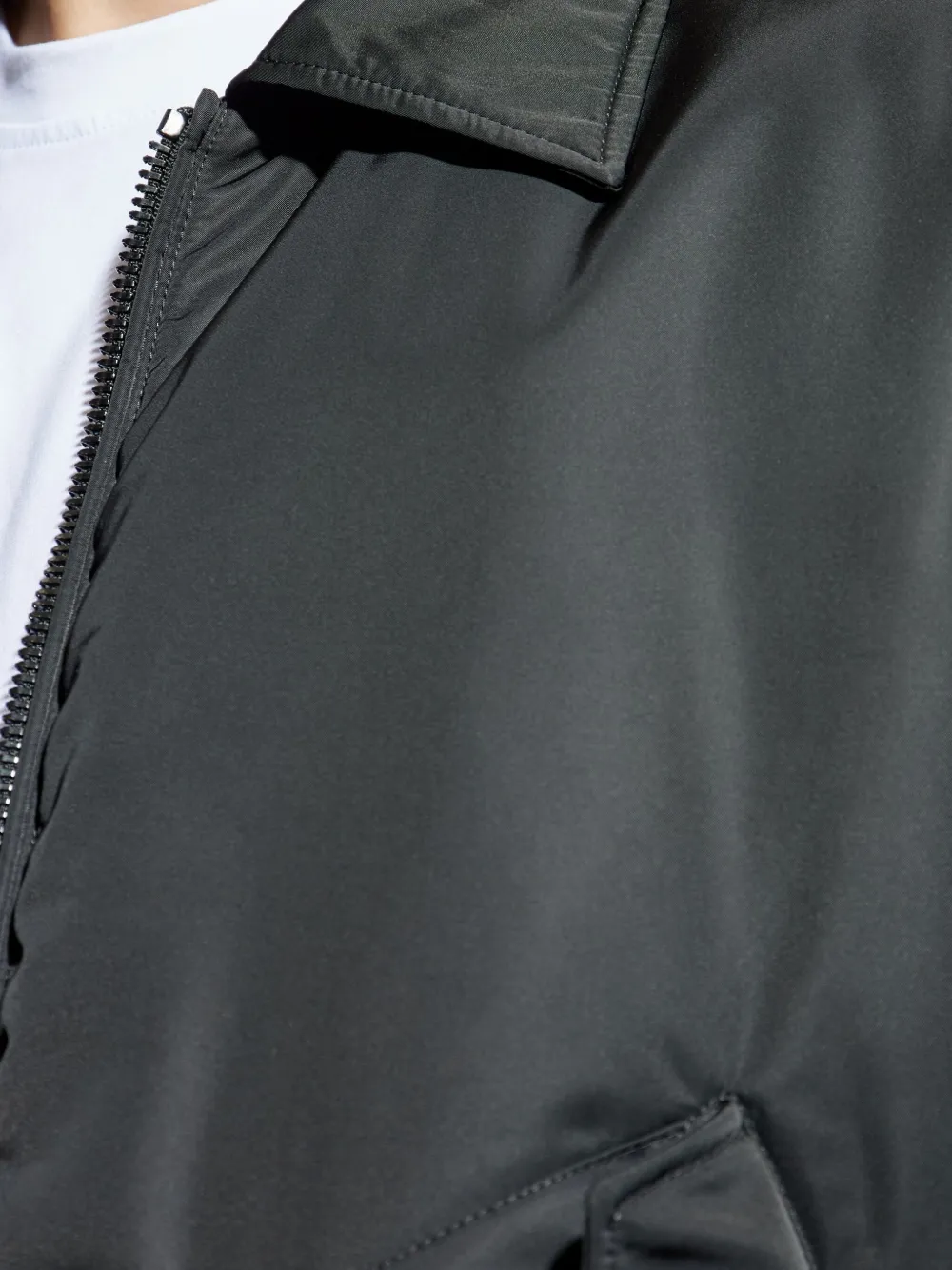 Balmain Bomberjack met logoprint Zwart
