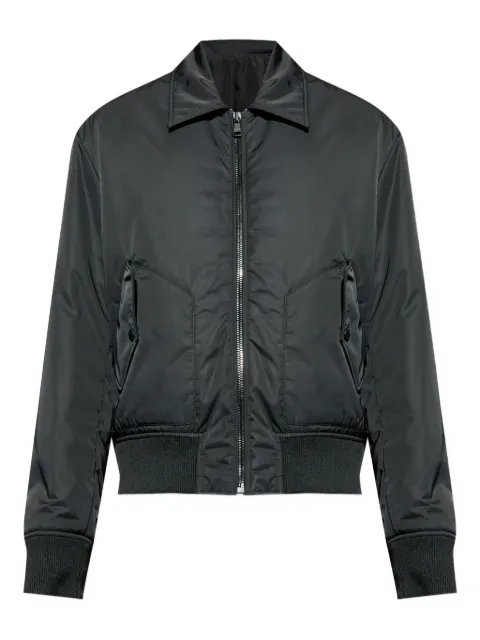 Balmain logo-print bomber jacket