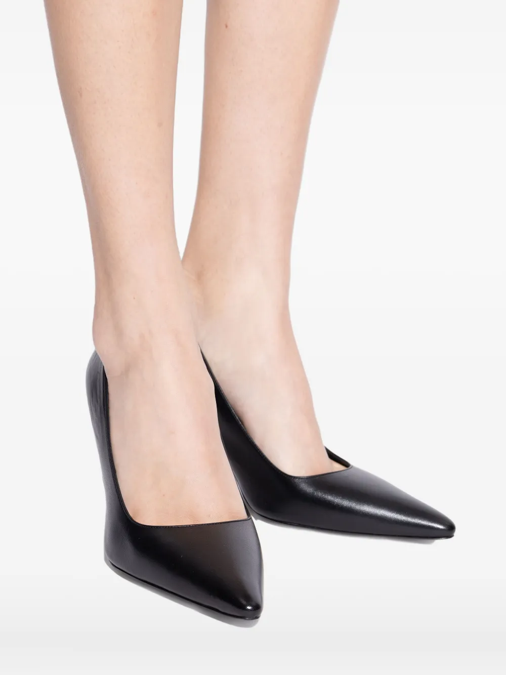 Burberry 100mm leather pumps Zwart