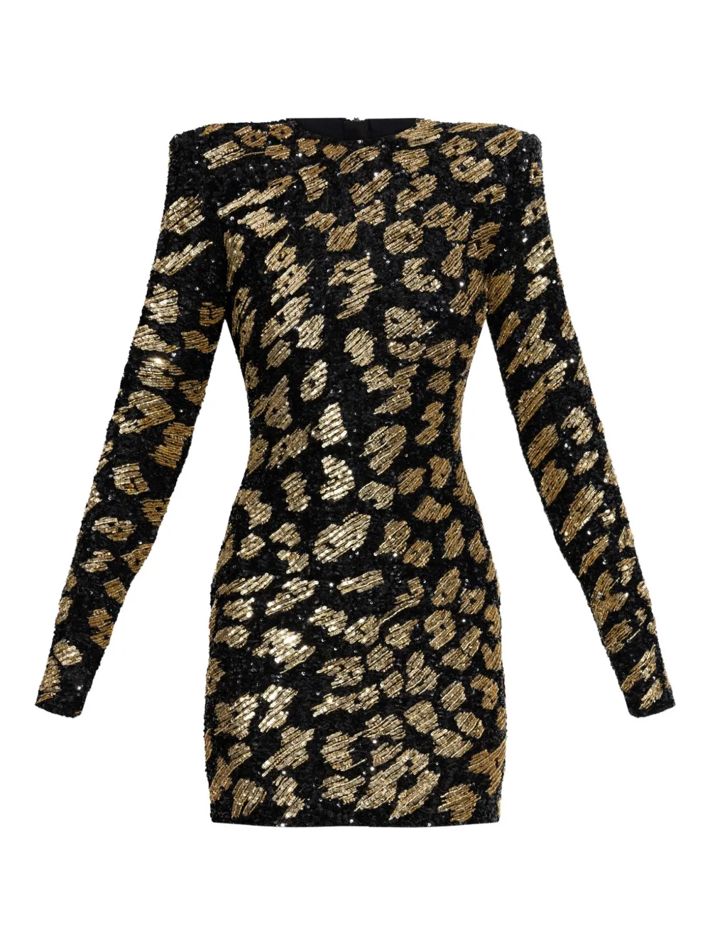 Balmain sequin-embellished mini dress | negro | Image 1