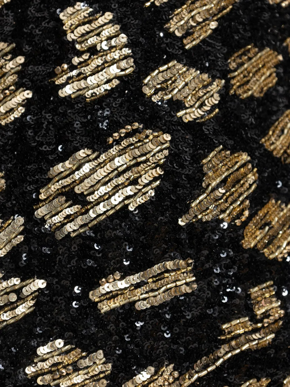 Balmain sequin-embellished mini dress Zwart