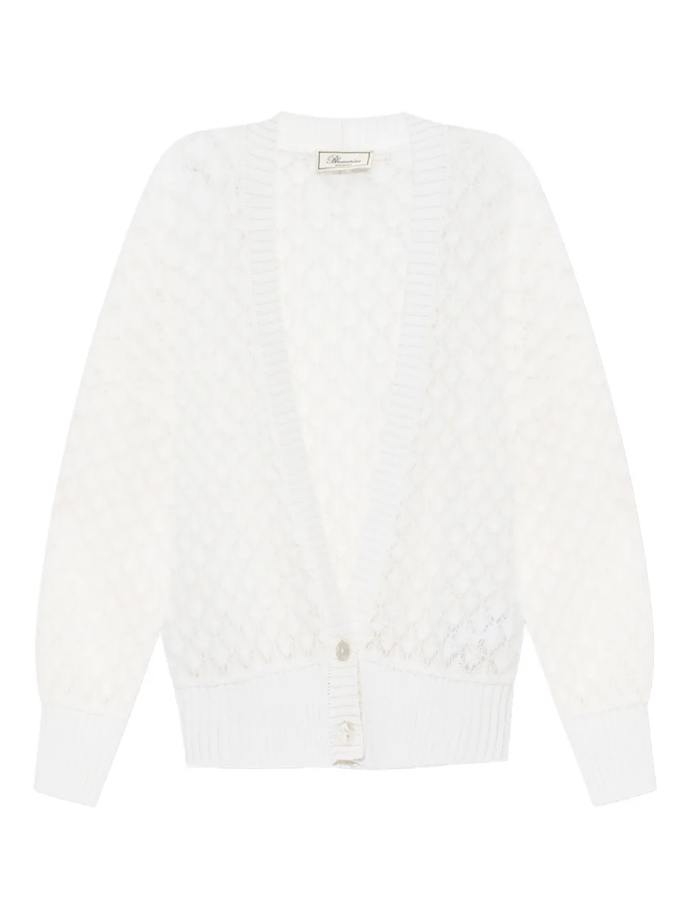 Blumarine open-knit cardigan | White | Image 1
