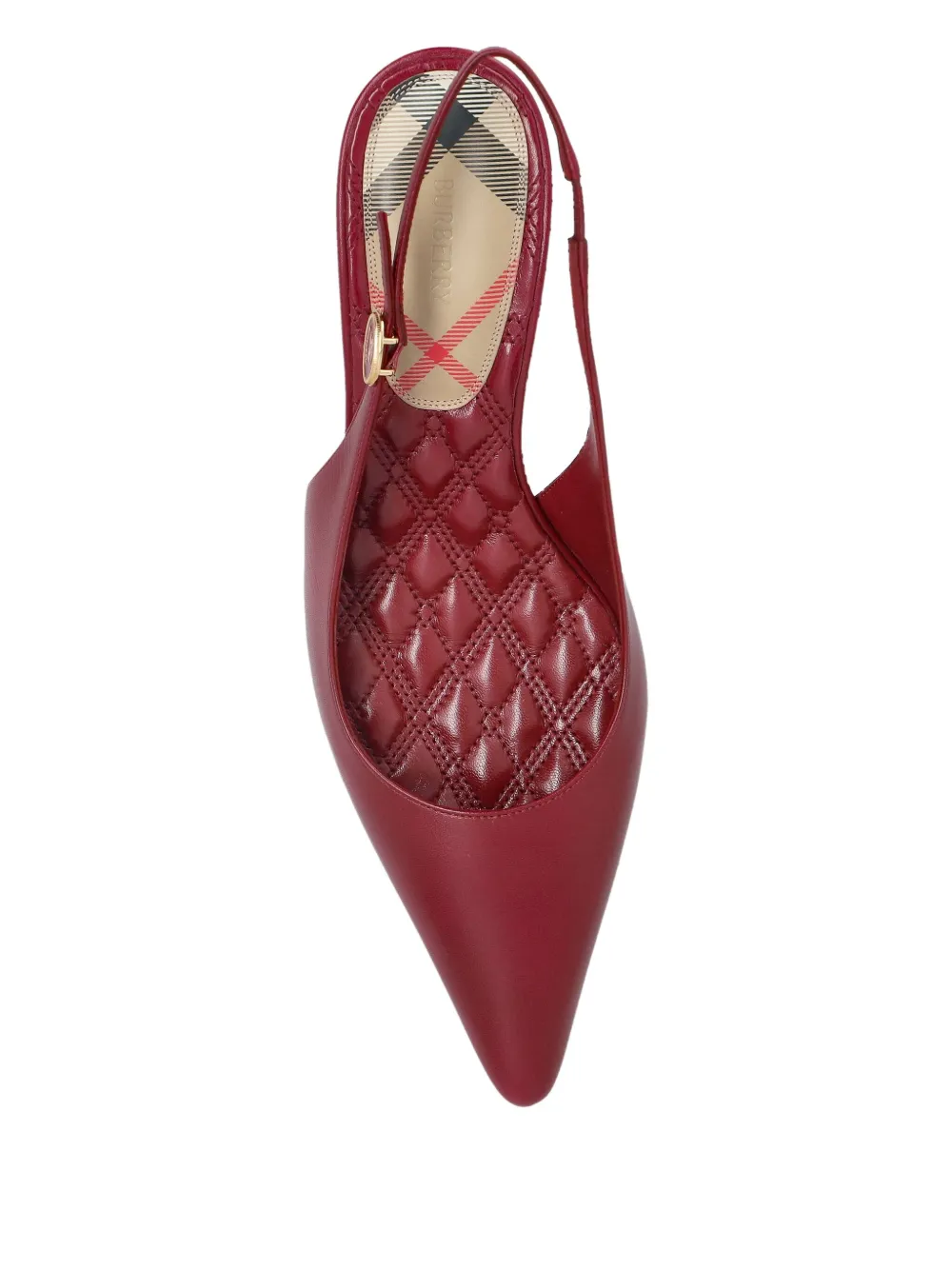 Burberry Pema leren pumps Rood