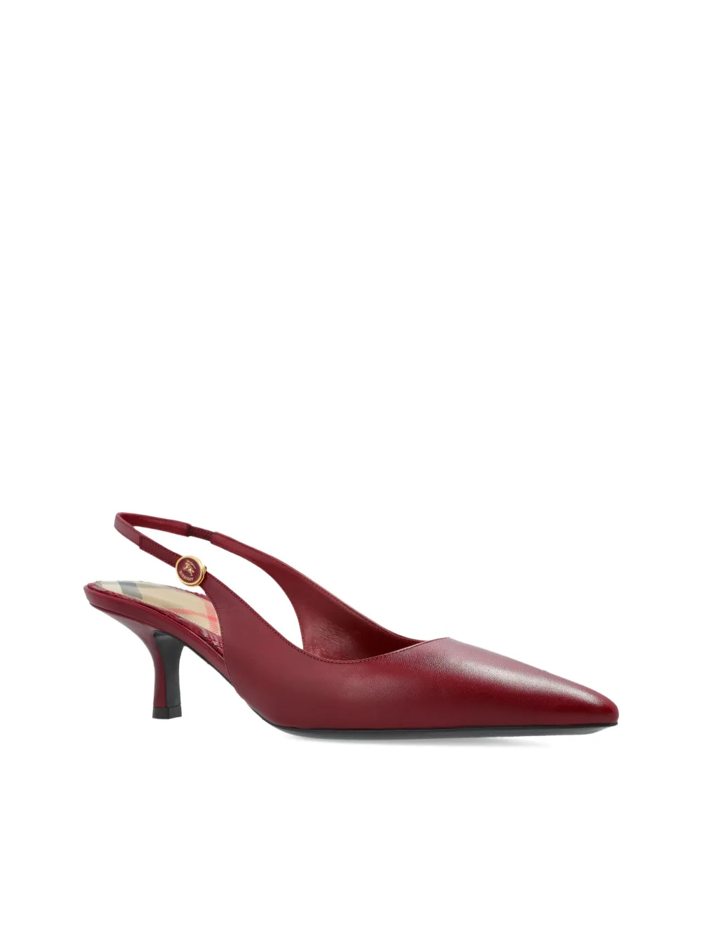 Burberry Pema leren pumps Rood