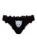 Blumarine cat-print briefs - Black