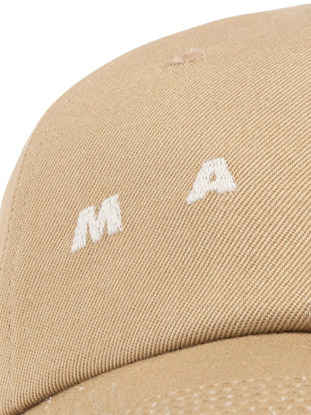 Marni Logo-embroidered Baseball Cap In Neutral