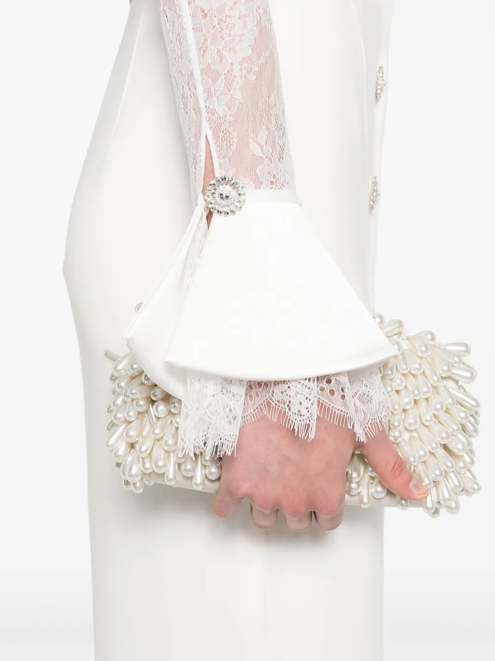 SILK LOVE & LACE Andrea jurk Wit