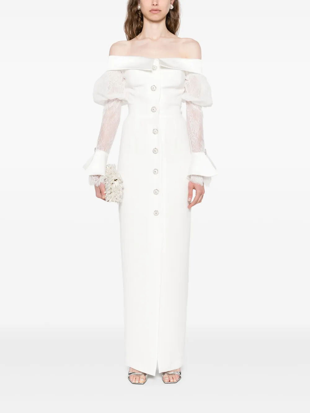 SILK LOVE & LACE Andrea jurk Wit