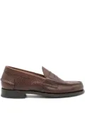 SAXONE OF SCOTLAND penny leather loafers - Brown