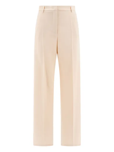 F.It plain-front trousers
