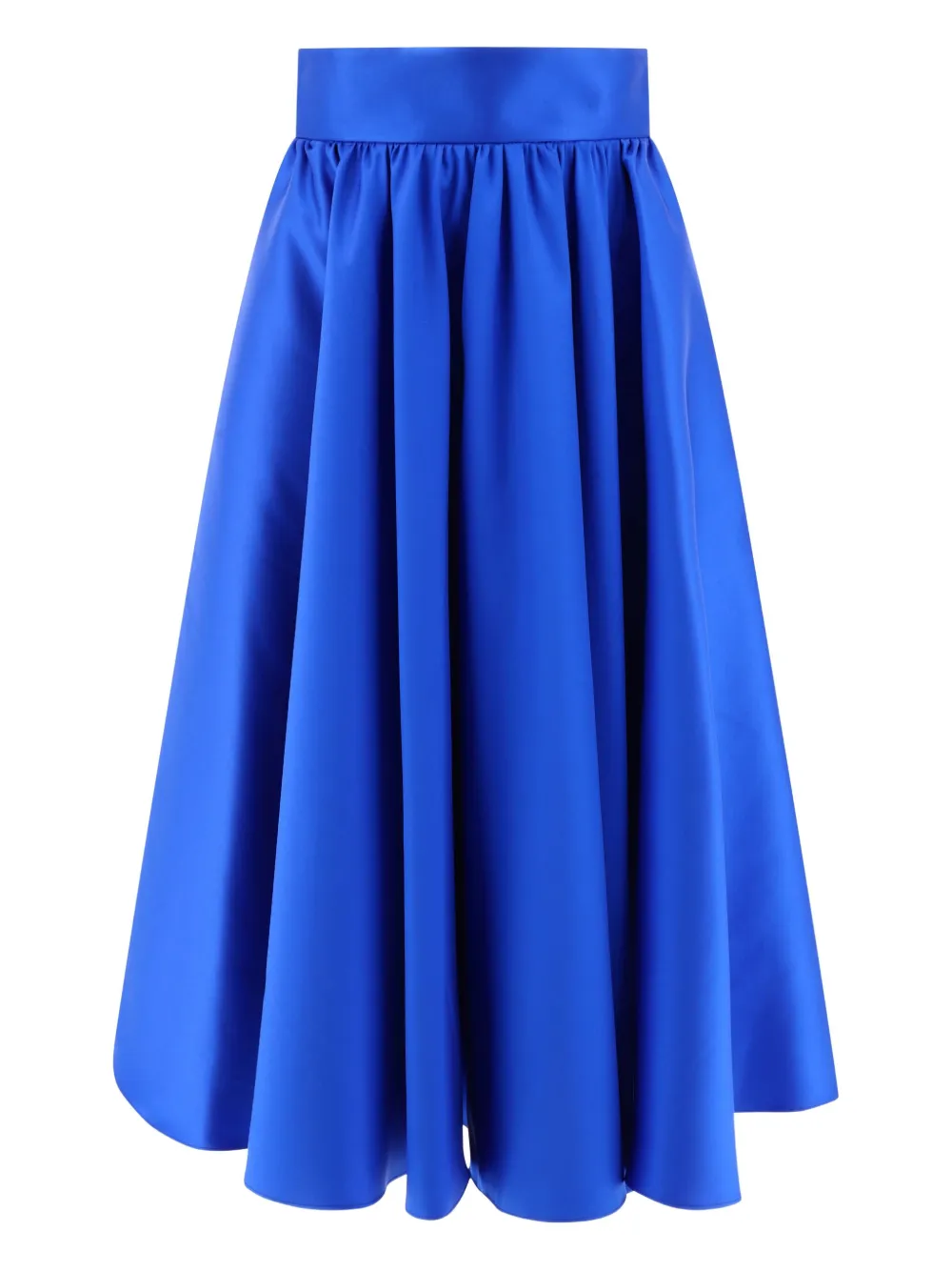 Fit Skirt With Bandeau At The Waist Skirts Blue In Blue