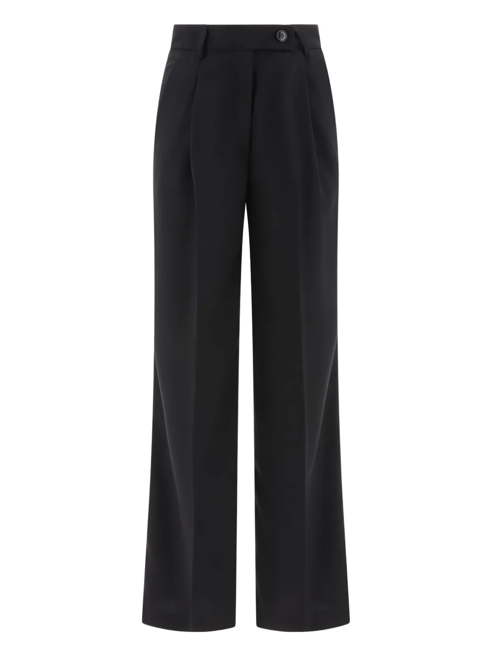 pleated-front trousers