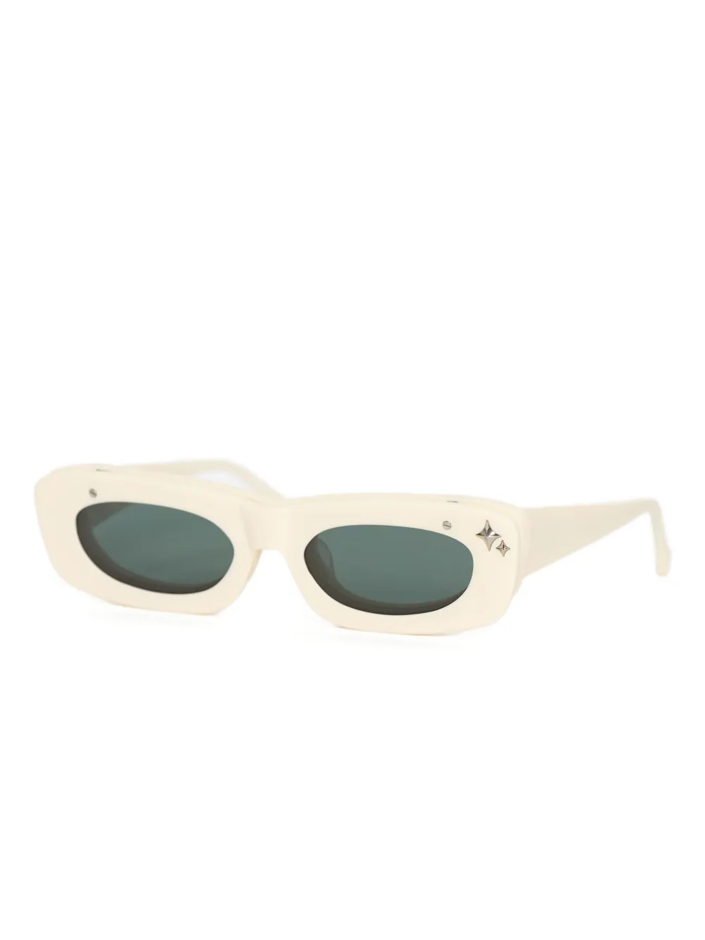 pushBUTTON x Grey Ant rectangle-frame sunglasses - Toni neutri