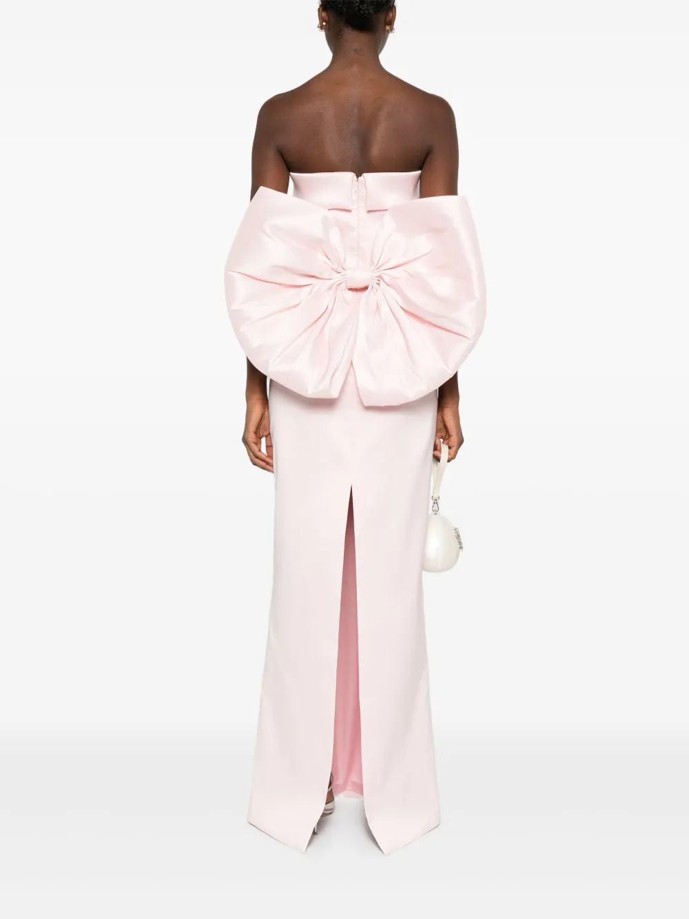 SILK LOVE & LACE Jurk met pofmouwen Roze
