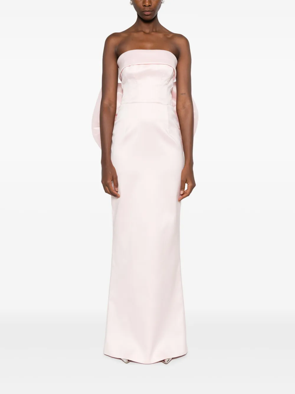 SILK LOVE & LACE Jurk met pofmouwen Roze