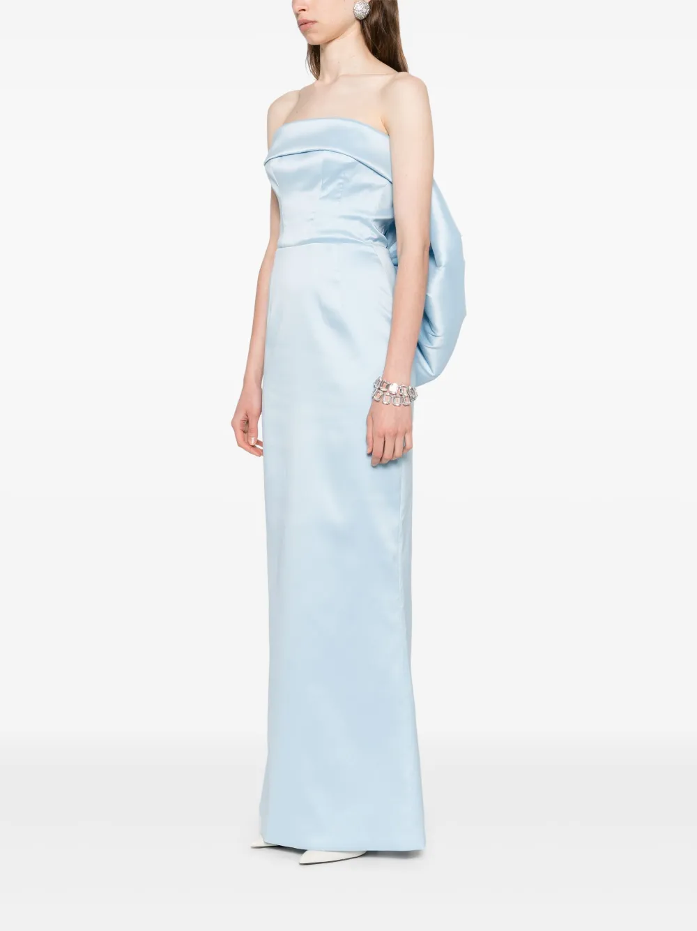 SILK LOVE & LACE Bella jurk BLUE