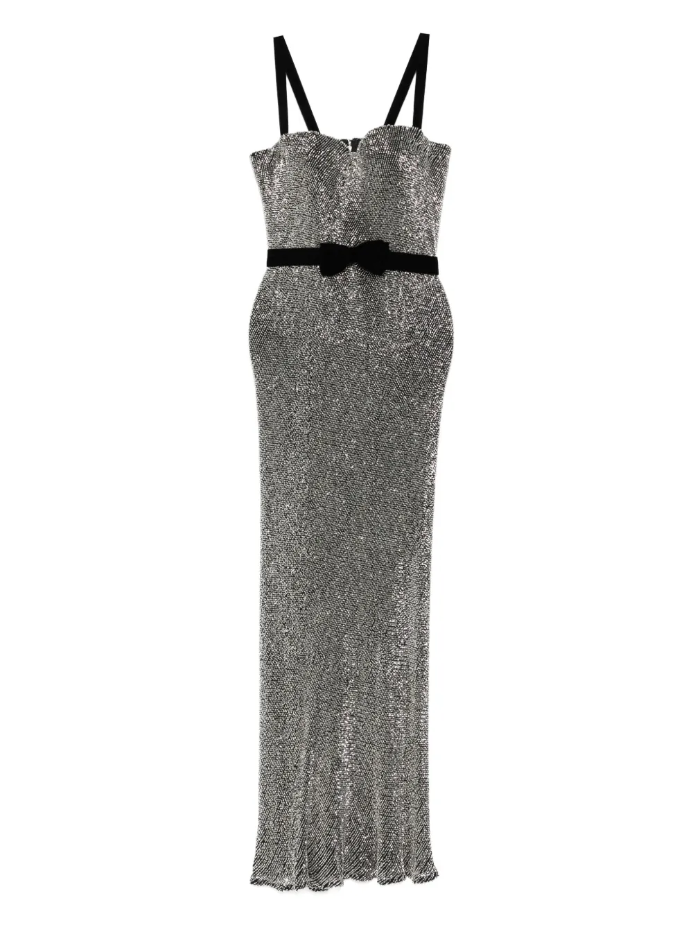 SILK LOVE & LACE Irina dress | Silver | Image 1