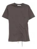 b+ab gathered T-shirt - Grey