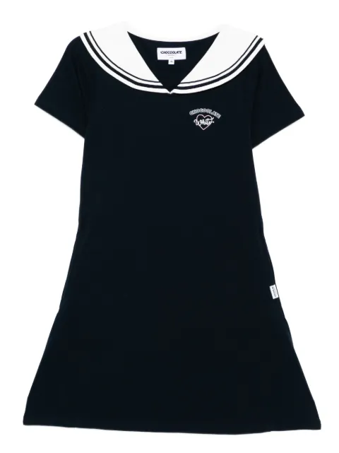 CHOCOOLATE sailor collar polo dress
