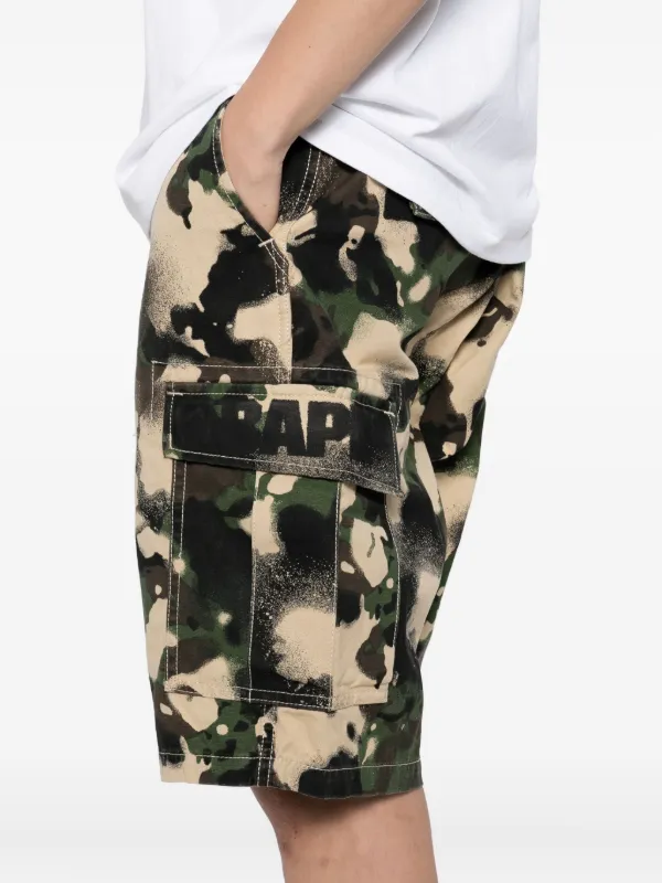 A BATHING APE® Map Camo カーゴショーツ | グリーン | FARFETCH JP