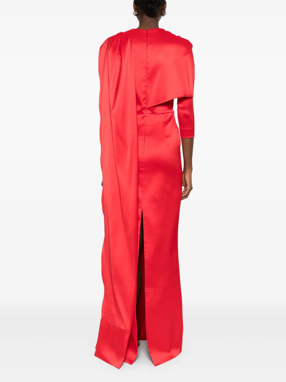 SILK LOVE & LACE Malvina jurk Rood