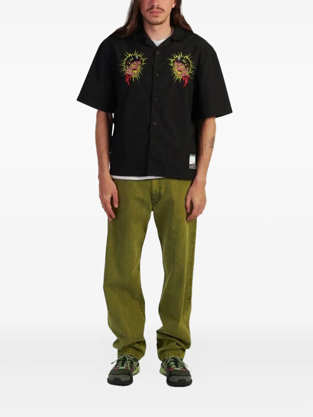 Edwin Kouichi Matsuda shirt - Zwart