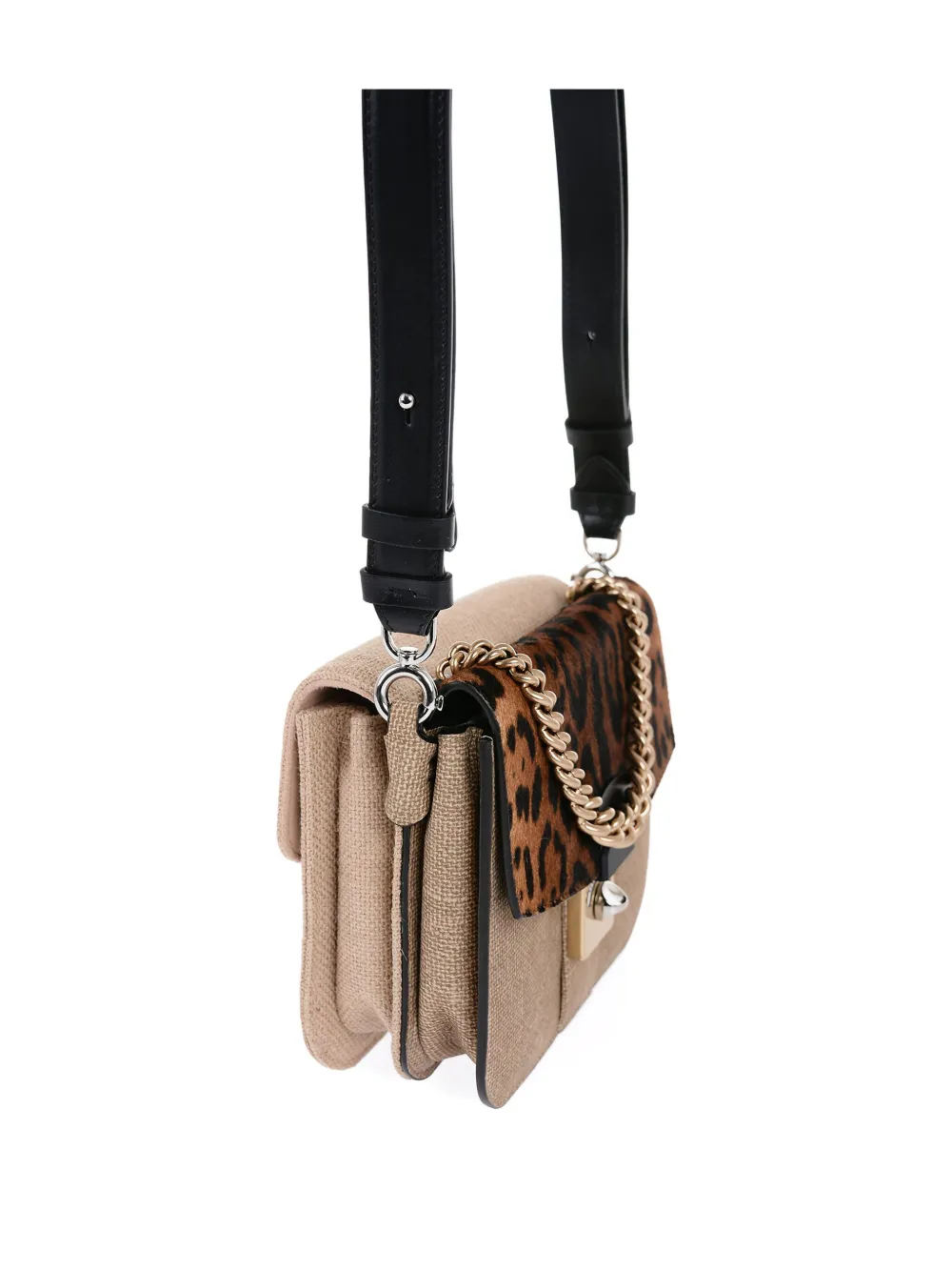 Maison Margiela printed-pattern shoulder bag Beige