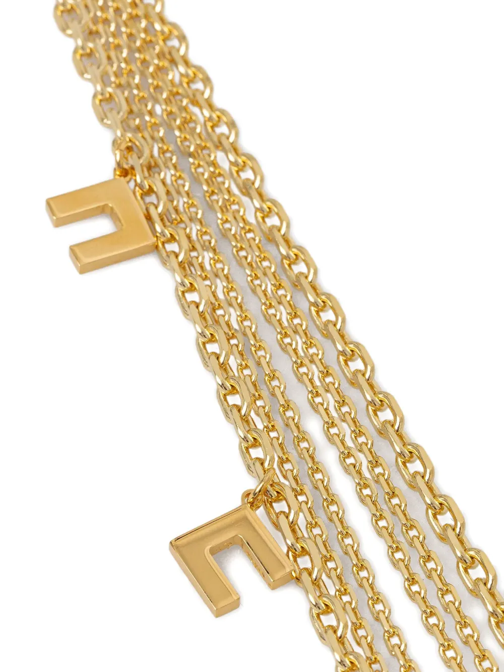 Elisabetta Franchi Chain-tassel Necklace In Gold