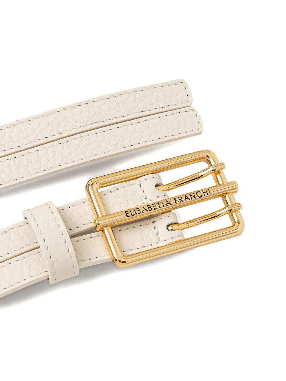 Elisabetta Franchi logo-engraved belt | Image 2