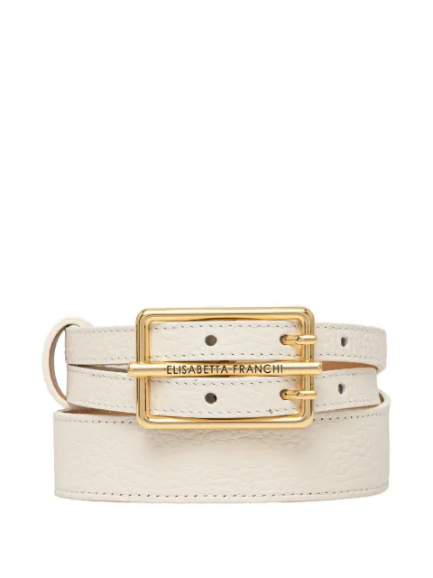 Elisabetta Franchi logo-engraved belt