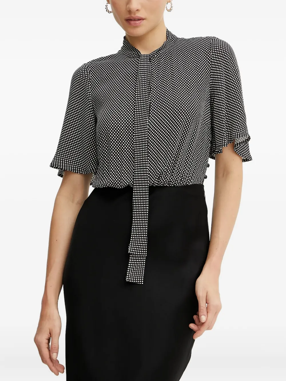 Elisabetta Franchi Polka-dot Midi Dress