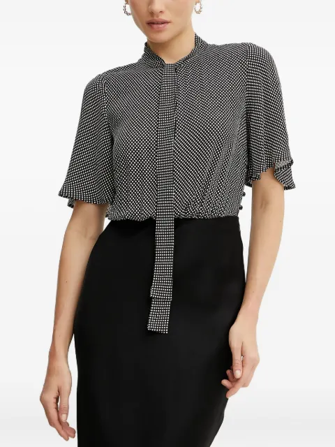 Elisabetta Franchi polka-dot midi dress