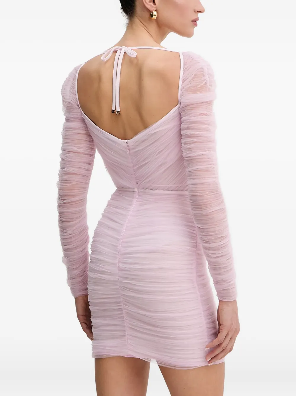 Elisabetta Franchi Jurk met bloemenprint Roze