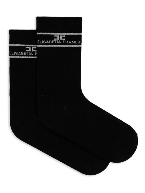 Elisabetta Franchi logo-detail socks
