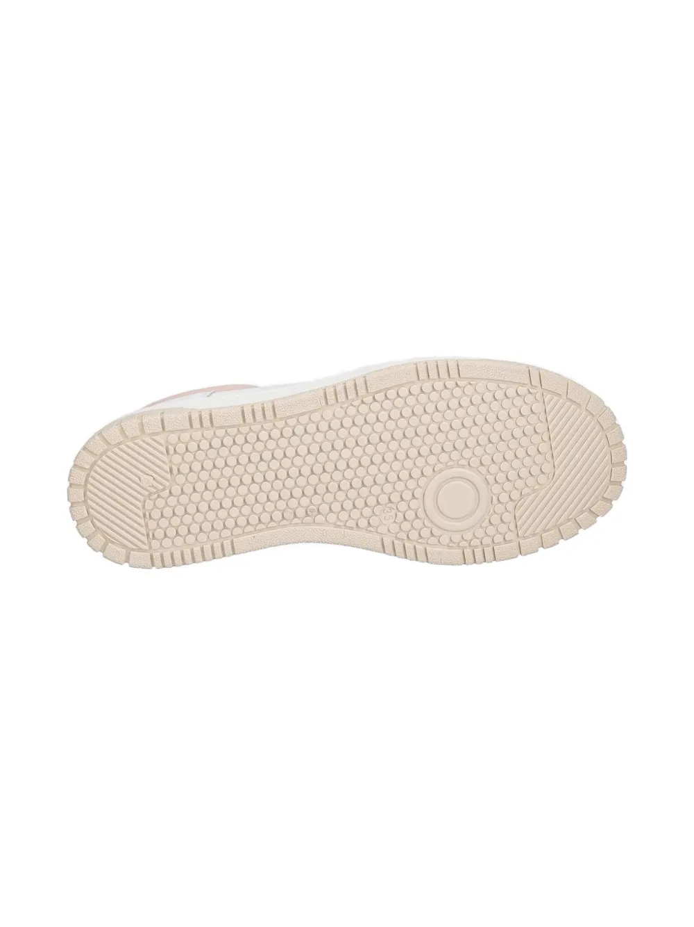 Elisabetta Franchi La Mia Bambina leather panelled sneakers White
