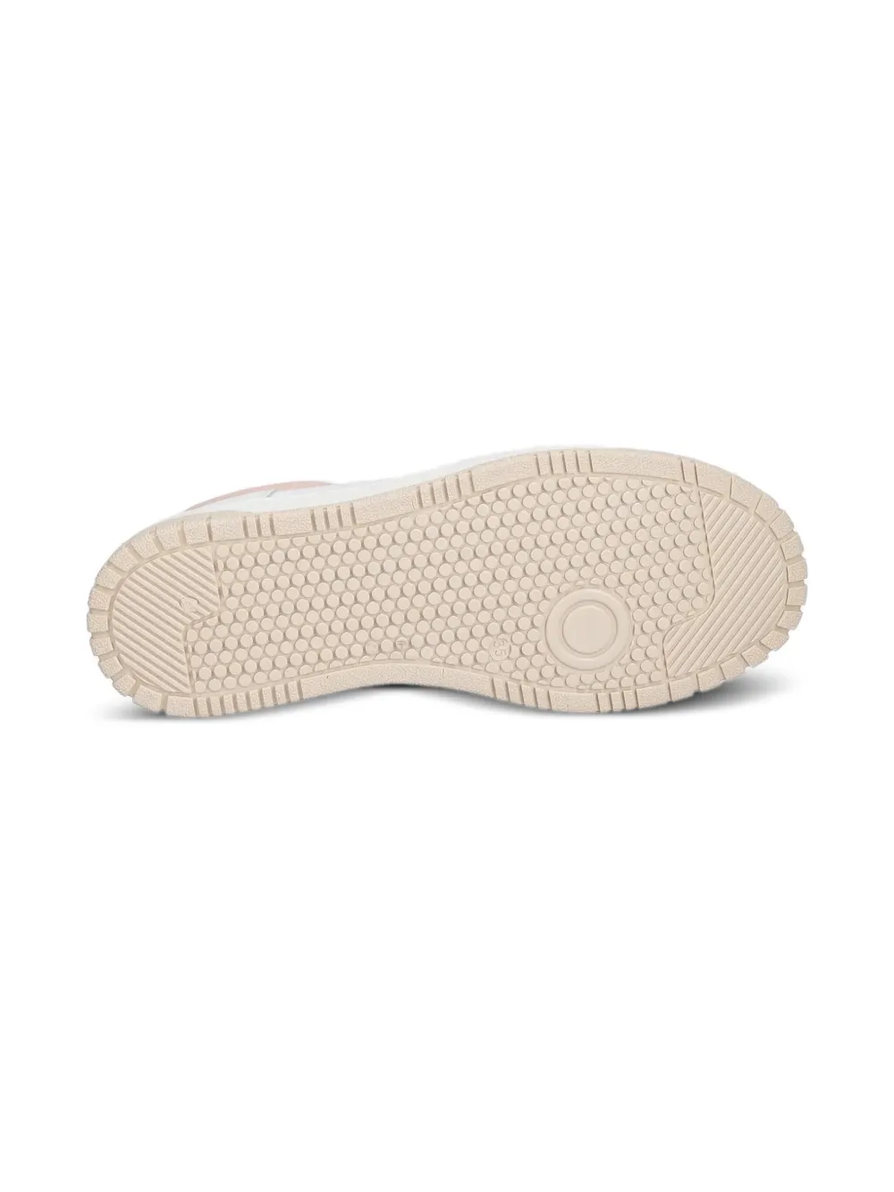 Elisabetta Franchi La Mia Bambina leather panelled sneakers White