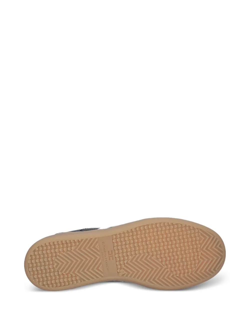Elisabetta Franchi Leren sneakers Zwart