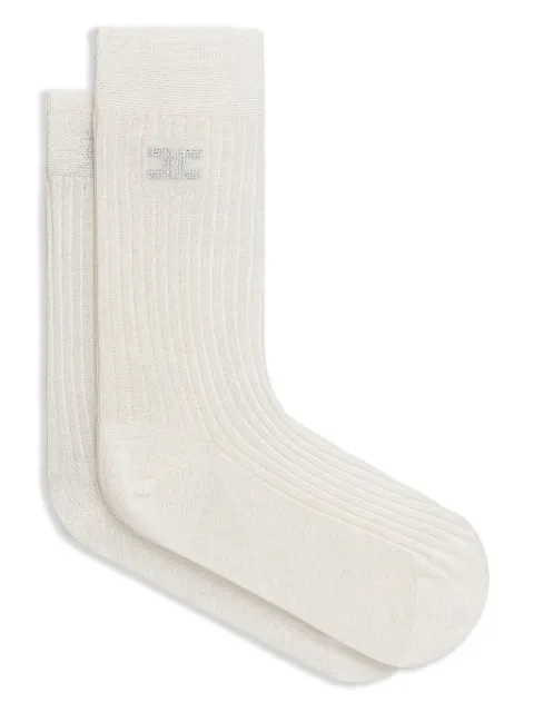 Elisabetta Franchi Gerippte Socken