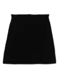 Jil Sander ribbed-knit wool mini skirt - Black