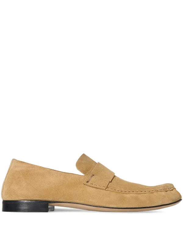 The Row Soft Moccasins in Yellow