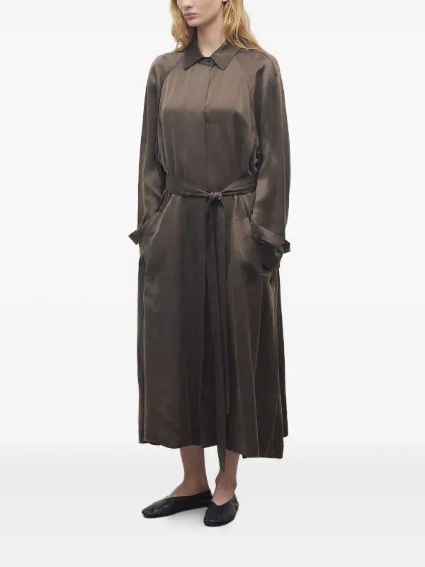 The Row Ryo Trench Coat | Brown | FARFETCH