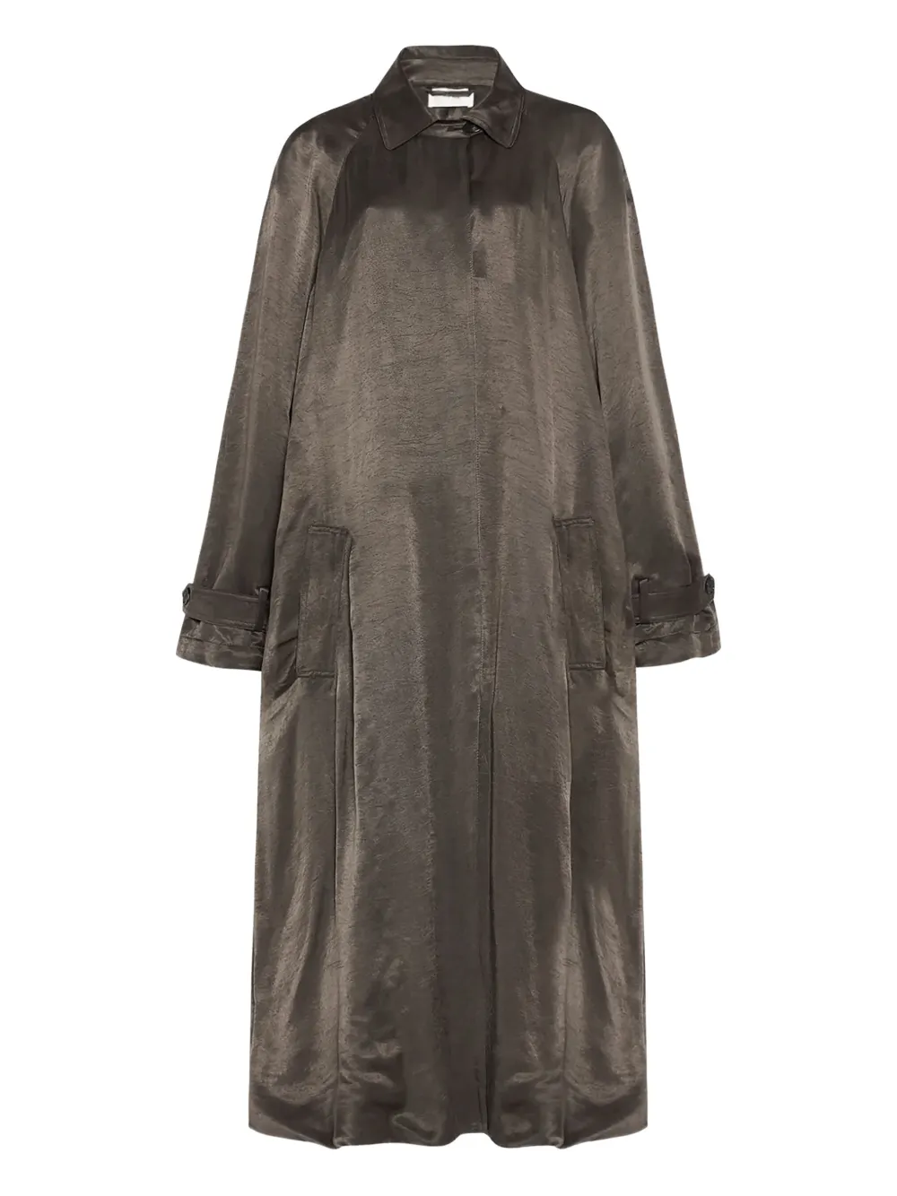 The Row Ryo Trench Coat In Gray