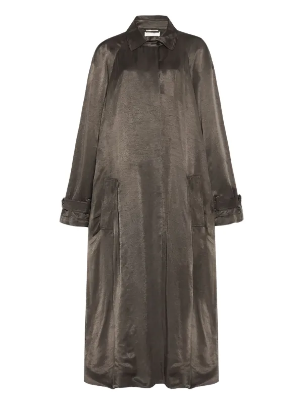 The Row Ryo Trench Coat in Brown