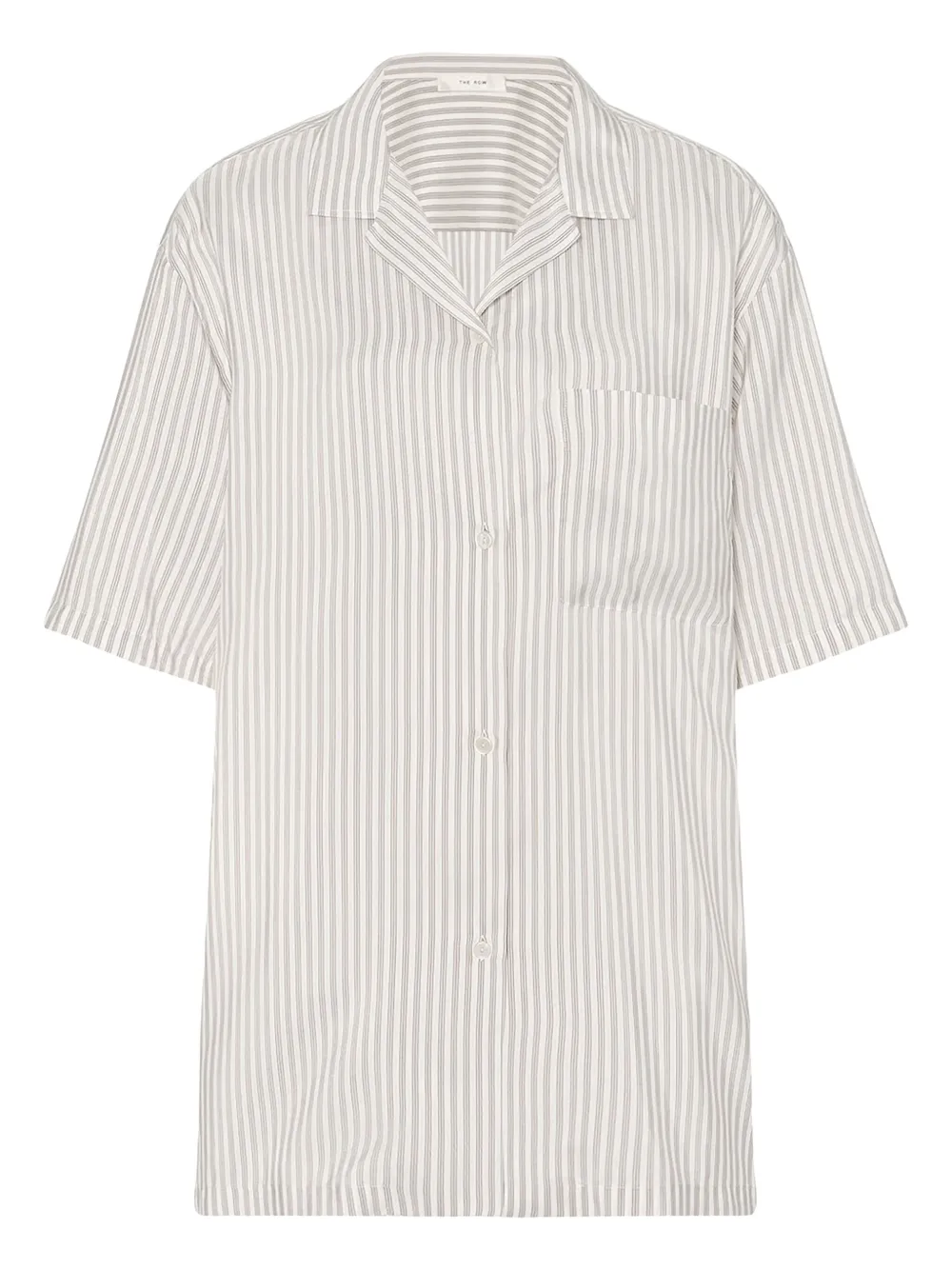 The Row Gestreepte blouse Wit